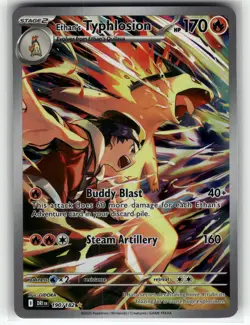 Ethan's Typhlosion 190/182 SV10: Destined Rivals NM Pokemon Card TCG - Image 1