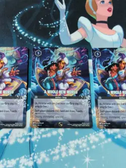 Disney Lorcana A Whole New World Full Art Promo Card 10/C1 - EN - 1 (X4 Playset) - Image 3