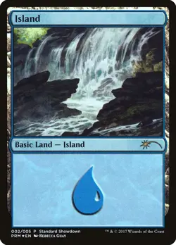 Island (Standard Showdown 2017) FOIL Promo NM Land Special MAGIC CARD ABUGames - Image 1