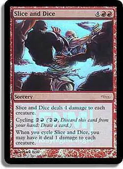 Slice and Dice (FNM) FOIL Promo NM Sorcery Special MAGIC GATHERING CARD ABUGames - Image 1