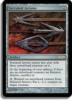 Serrated Arrows (FNM) FOIL Promo PLD Artifact Special MAGIC MTG CARD ABUGames - Image 1