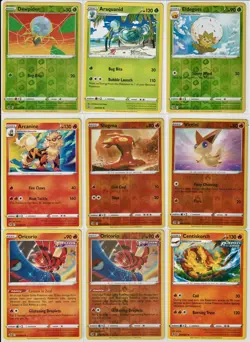 Pokemon SWSH Fusion Strike 89 Card Lot Holo, Reverse Holo & Rare No Duplicates - Image 3