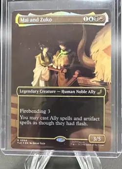Mai and Zuko (Borderless) #68 (Foil) (LP) TLE Magic MTG - Image 1