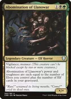 Abomination of Llanowar Foil Commander Legends 265 NM MTG - Image 1