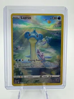 Lapras GG05/GG70 Crown Zenith: Galarian Gallery Holo, Near Mint, Pokemon TCG - Image 1