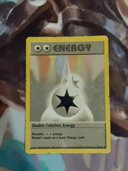 Pokemon, Double Colorless Energy, Base Set 96/102 - Damaged - Image 1