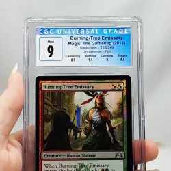 MTG - Gatecrash - Burning-Tree Emissary - Foil - Graded - CGC 9 - Image 3