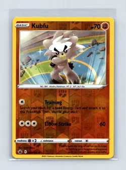 Kubfu 093/198 Common Chilling Reign Pokemon Reverse Holo Near Mint - Image 1
