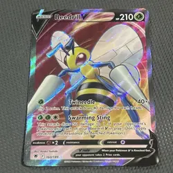 TCG Pokemon Astral Radiance 160/189 - Beedrill V - Ultra Rare - NM - Full Art - Image 1