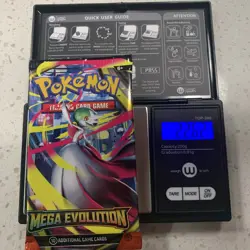 4x VERY HEAVY Pokemon Mega Evolution Booster Pack 22.61g 22.62g 22.55g 22.57g - Image 4