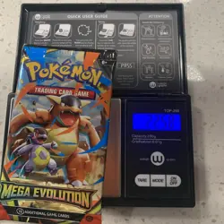 4x VERY HEAVY Pokemon Mega Evolution Booster Pack 22.61g 22.62g 22.55g 22.57g - Image 5