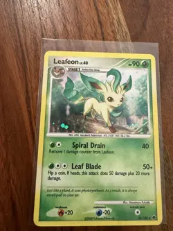 Leafeon - (DP Majestic Dawn) 024/100 Deck Exclusives Holo Pokemon - Image 2