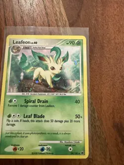 Leafeon - (DP Majestic Dawn) 024/100 Deck Exclusives Holo Pokemon - Image 3