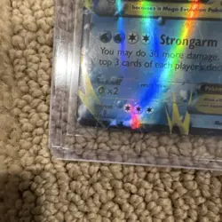 Pokemon M Swampert EX Full Art Ultra Rare Holo XY87 220 HP Mega English - Image 4