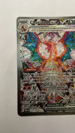 Pokemon Charizard ex 223/197 Obsidian Flames Special Illustration Holo 330HP - Image 5