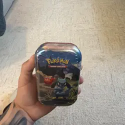Pokemon Mega Evolutions Ascended Heroes Riolu Mini Tin - Factory Sealed - Image 2