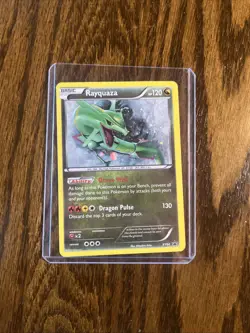 Pokemon Rayquaza XY64 Holo Black Star Promo MP - Image 1