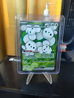 Pokemon Paradox Rift Maushold ex 233/182 CRIMPED ERROR - Image 1