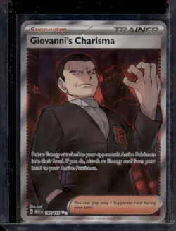 Pokemon Giovanni's Charisma 197/165 MEW EN-151 Ultra Rare Holo NM - Image 1