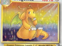 Dragonite Fossil 4/62 Holo Rare 100 HP Wizards Unlimited English Pokemon TCG - Image 3