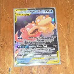 Pokemon Slowpoke & Psyduck GX 35/236 SM-Unified Minds Ultra Rare Holo 250HP - Image 1