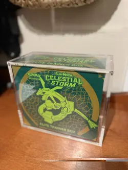 Pokemon TCG Sun & Moon Celestial Storm Elite Trainer Box Rayquaza - Image 1