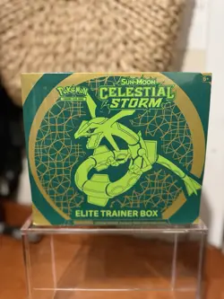 Pokemon TCG Sun & Moon Celestial Storm Elite Trainer Box Rayquaza - Image 3