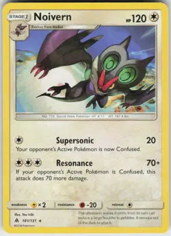 NOIVERN 101/131 FORBIDDEN LIGHT POKEMON RARE NM/M - Image 1