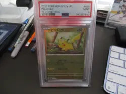 2023 POKEMON SV2a JP PIKACHU REVERSE HOLO #025 PSA 9 MINT - Image 1