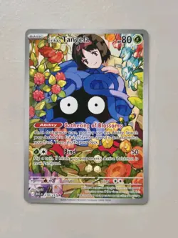 Erika's Tangela 218/217 Illustration Rare ME: Ascended Heroes Pokemon NM - Image 3