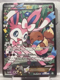 Pokemon TCG Sylveon EX Full Art RC32-32 Generations Radiant Collection Rare LP - Image 1