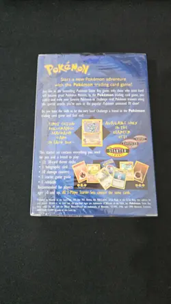 Pokemon Base Set 2-Player Starter Set 1999 Factory Sealed 1st Deck WOTC Vintage - Image 2
