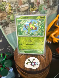 Pokemon TCG - Grookey (Reverse Holo) - Twilight Masquerade - 14/167 - Image 1
