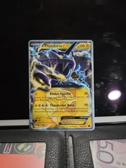 Thundurus EX (Team Plasma) 38/116 Pokemon TCG Plasma Freeze Holo - Image 1