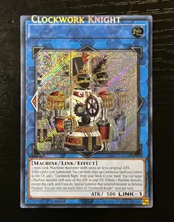 Clockwork Knight MISPRINT Foil Name Shift Error 1st Ed - Yu-Gi-Oh RA05-EN058 - Image 1