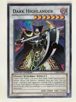 Dark Highlander - CT09-EN007 - Super Rare - Limited Edition - Image 1