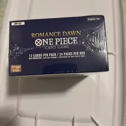 One Piece Romance Dawn OP-01 ENGLISH Booster Box Sealed (White Bottom) - Image 5