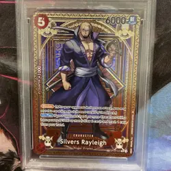 2025 One Piece OP11 EN Silvers Raleigh Special Alternate Art PSA 9 - Image 3