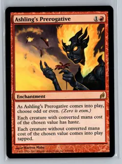 Ashling's Prerogative Lorwyn Rare - MTG Magic the Gathering Card - Image 1