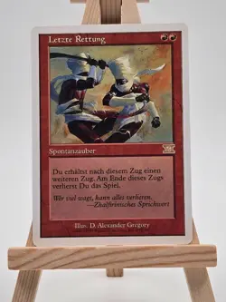 Letzte Rettung 6. Edition Magic Karte MTG Deutsch (Final Fortune) 175/350 - Image 1