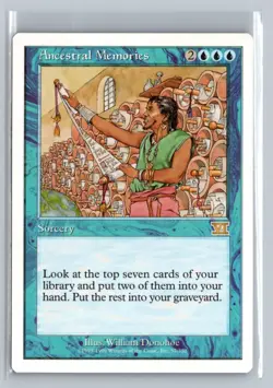 Ancestral Memories Sixth Edition Rare - MTG Magic the Gathering Card - Image 1