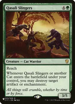 NM-Mint, English MTG Regular Qasali Slingers Mystery Booster / The List Magic th - Image 1