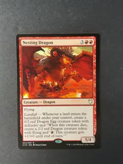 Nesting Dragon - Commander 2018 - Magic the Gathering - MTG - Image 1