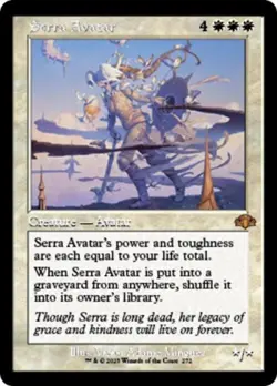 Serra Avatar (Retro Frame) -Foil Near Mint MTG Dominaria Remastered - Image 1