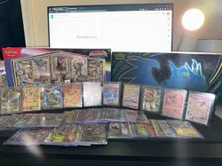 XY Era EXs + Modern EXs Card Lot of 50 + SEALED Prismatic + Opened Charizard UPC - Image 1