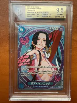 Boa Hancock EB03-026 SP SR Parallel ONE PIECE Card Heroines Edition 2025 BGS 9.5 - Image 1