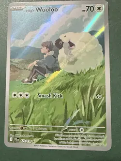 Hops Wooloo IR 170/159 Journey Together Holo English Raw Pokemon Card - Image 1