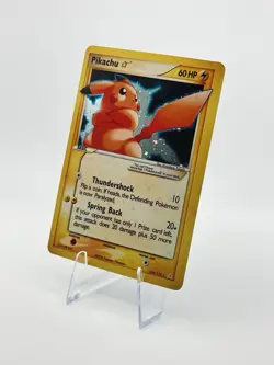 Custom Made Pikachu Gold Star 104/110 Holon Phantoms Holo Fan Art Card Non TCG - Image 3
