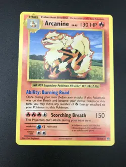Arcanine 18/108 Rare Pokemon TCG XY Evolutions Card NM 2016 A - Image 1