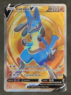 Lucario V - SWSH213 Pokemon TCG Promo SWSH: Sword & Shield Promo Cards Near Mint - Image 2